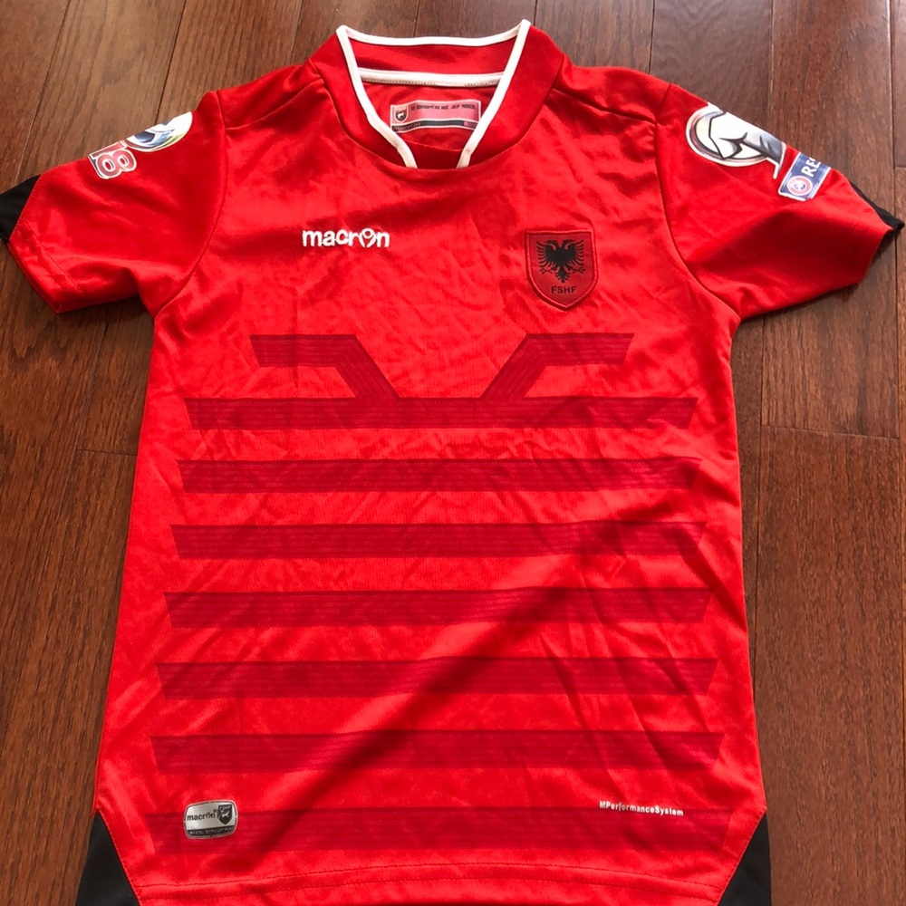 Albanian soccer jersey